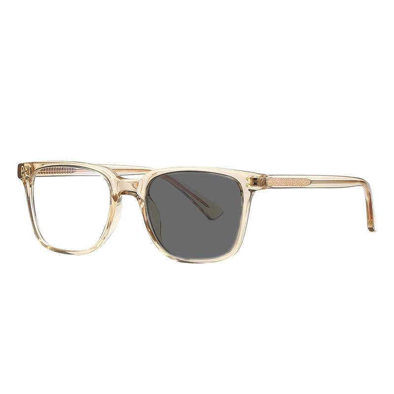 2023 New Retro Photochromic Anti Blue Light Reading Glasses For Men And Woman Square Presbyopic Glasses With Diopter +100 +225