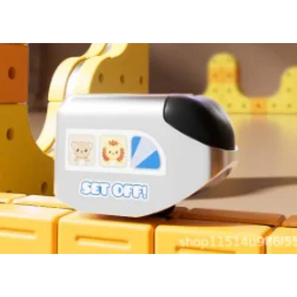 Transformable Magnetic Track Train Collection Versatile Construction Tracks Magnetic Toy Train Designed For Children DIY Non-Remote Rail Car Surprise