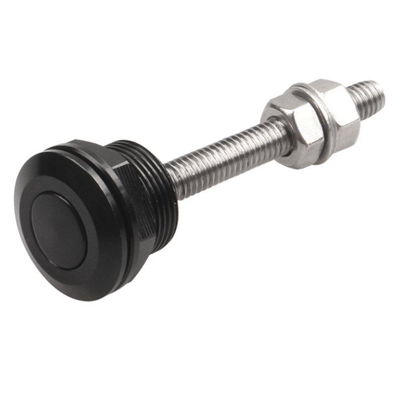 Hood Bonnet Lock Push Button 22Mm 4Pcs Quick Release Latch Pin Lock Clips Car Engine Bonets