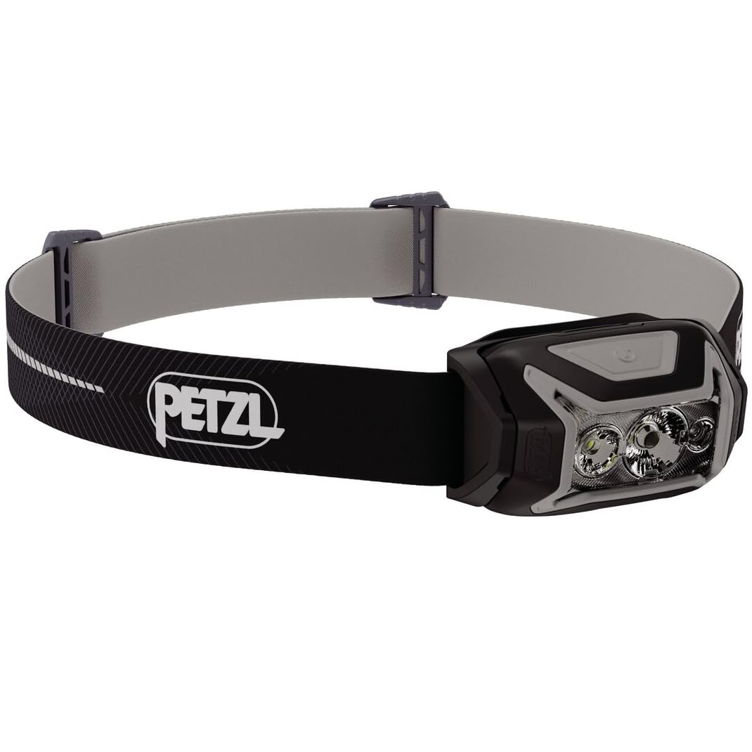 

PETZL ACTIK CORE E065AB Headlamp, Black, (Used) серый