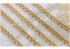 European & American Hip Hop Retro Bracelet & Necklace Set: 18K Gold Titanium Steel Chain, Stainless Steel, Personalized Design