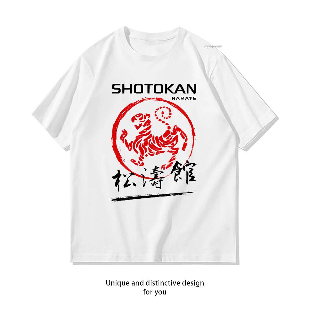 Shotokan Karate Japanese Shirt Woman Man Summer Cotton Graphic T Shirts Adult Streetwear Camisetas Tops S3XL Tee