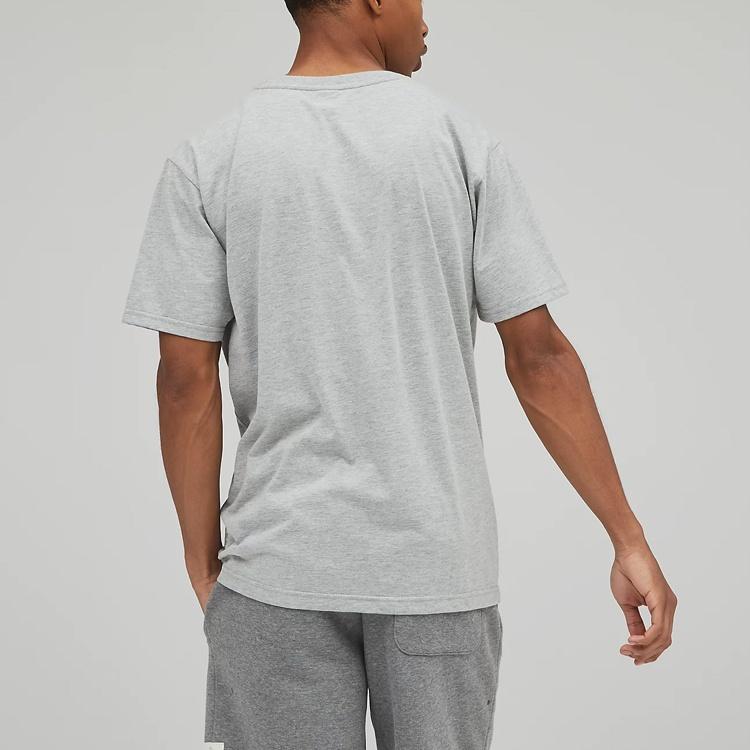 New Balance Essentials Logo T-Shirt Asia Sizing 'Grey' Men's AMT21566-AG