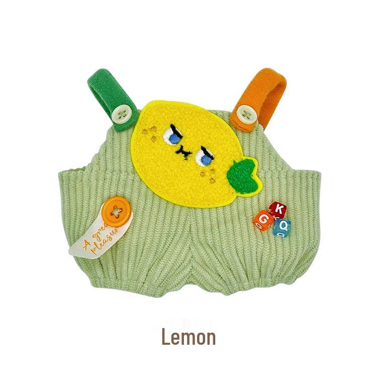 

Одежда для хлопковой куклы - Серия фруктовых комбинезонов 20 см (Петлистый стиль)