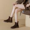 New Autumn and Winter Shoes: Retro Ankle Boots, Women's Versatile Thickened Boots, Leather Boots