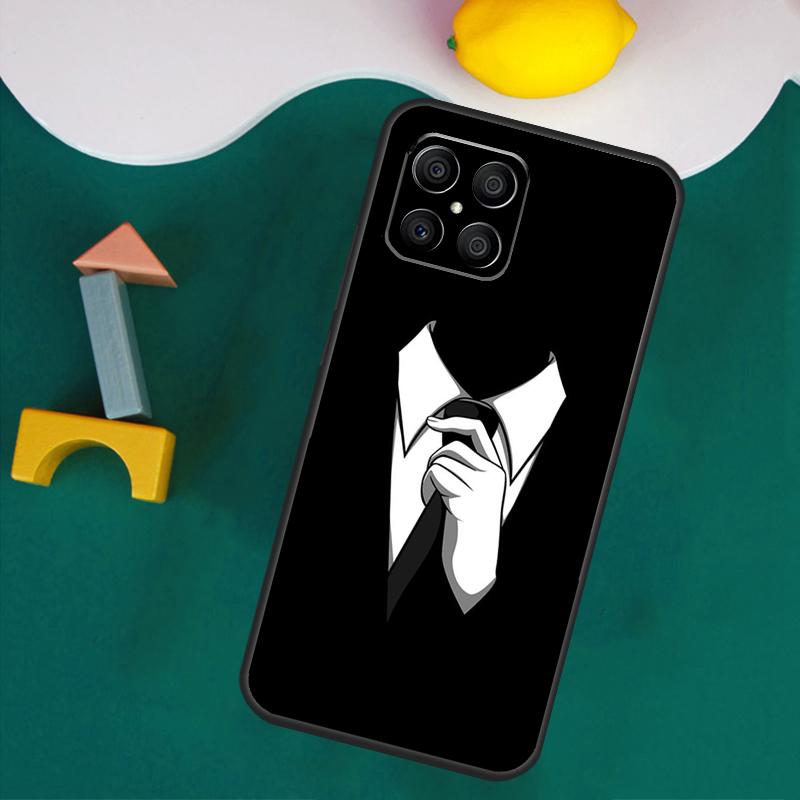 Suit and Tie Case For Honor Magic 7 5 6 Lite Honor 200 Pro 50 70 90 Lite X9a X8a X8 X9 X8b X9c X9b Cover