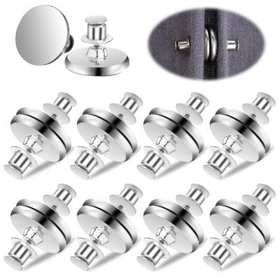 Metallmaterial Magnetischer Vorhangknopfhalter Lichtdichtes Design Abnehmbare Funktion Magnetischer Vorhangverschluss