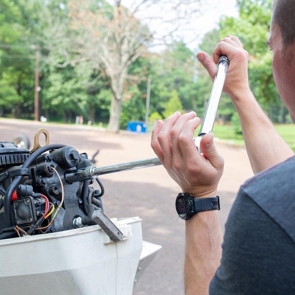 11 Piece Deep Metric Socket Set 3/8 Inch Drive Chrome Vanadium Steel Sockets with Removable Socket Rail Easy Storage