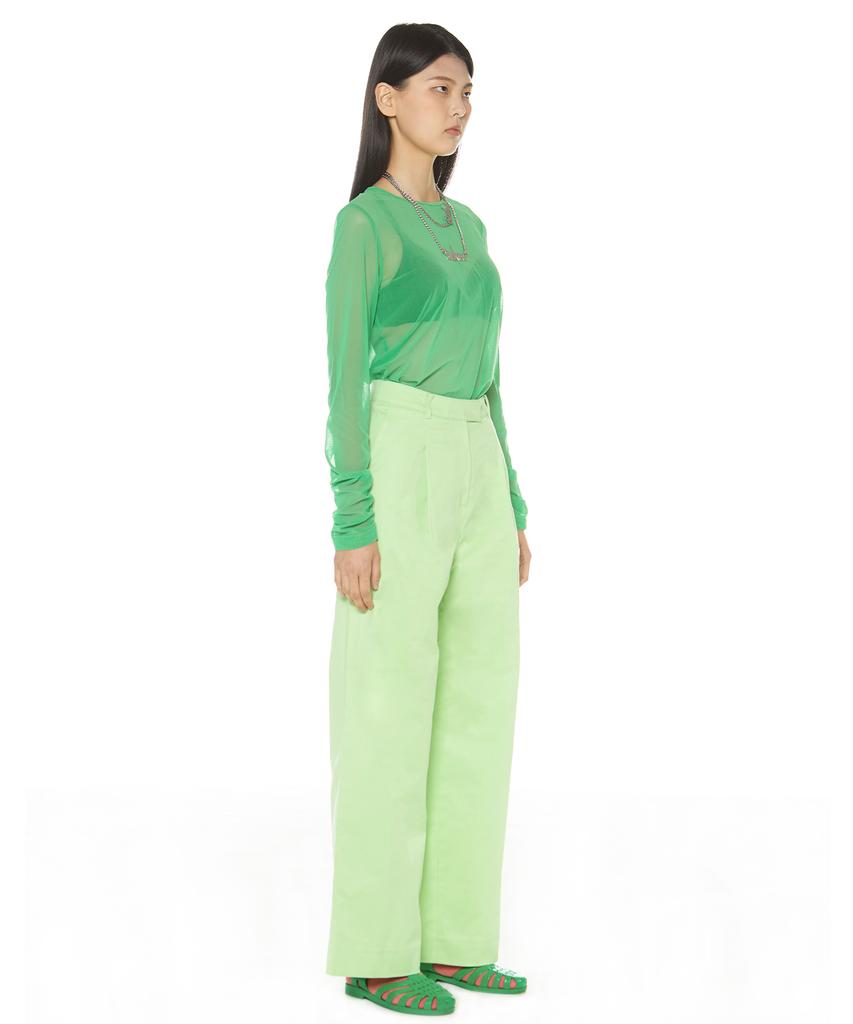 Suki Wide Long Leg Pants (Melon Milk)