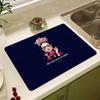 Tappetino da Pavimento Hot Art F-Frida K-Kahlo Tappetino da Pavimento in Diatomea Asciugatura Rapida Resistente agli Odori Antiscivolo Tappetino da Bagno Cucina