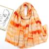 Autumnwinter New Cotton Linen Scarf Women'S Thin Long Silk Scarf Warm Shawl Colorful Multi-Barb Scarf Keep Warm