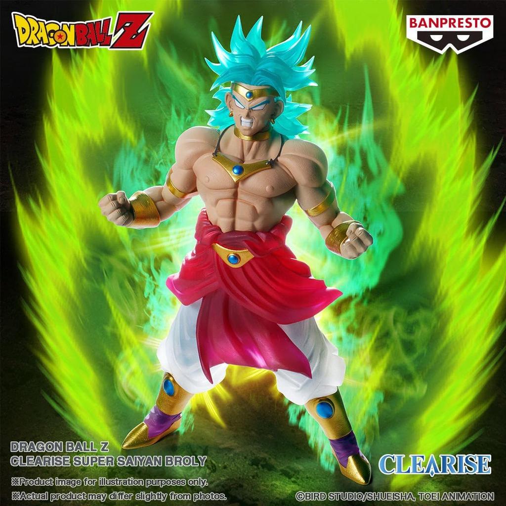 BANPRESTO Dragon Ball Z Super Saiyan Broly Bandai Spirits Clear Rise Figure