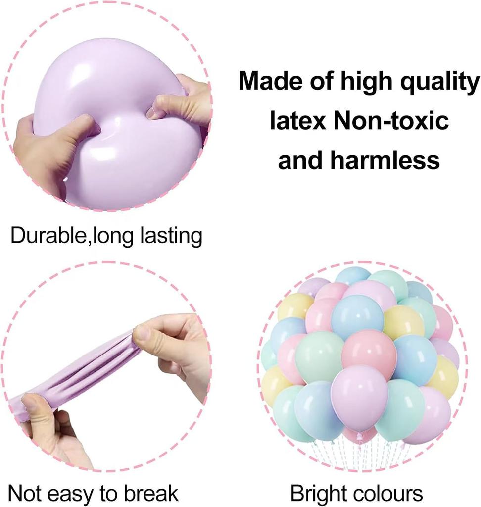 Macaron Colorful Butterfly Balloon Arch Background Arrangement Birthday Party Wedding Anniversary Mother'S Day Balloon Pack