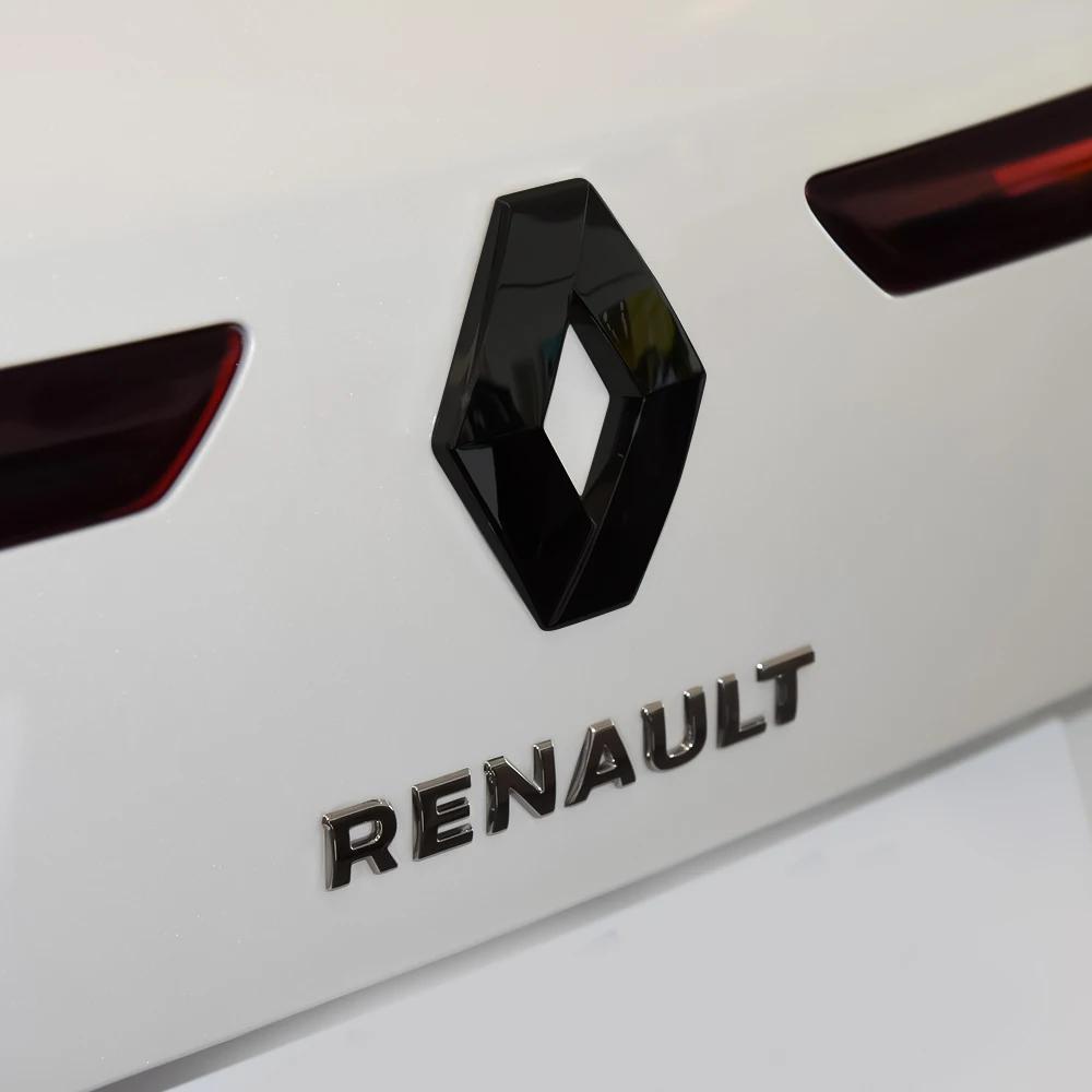 Hub Caps For Renault Talisman Clio 4 Megane 2 3 Fluence Kangoo Captur Scenic 2 3D Car Front Emblem Rear Trunk Badge Sticker Acce