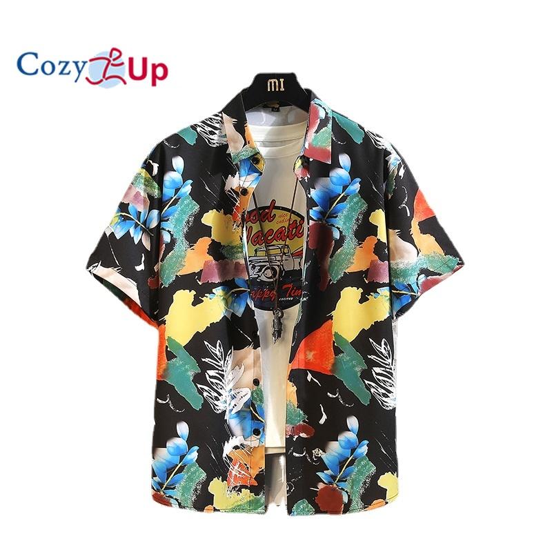 

Уютные мужские рубашки, повседневные рубашки с коротким рукавом, рубашка на пуговицах для мужчин, пляжная летняя свадебная рубашка 5XL чёрный