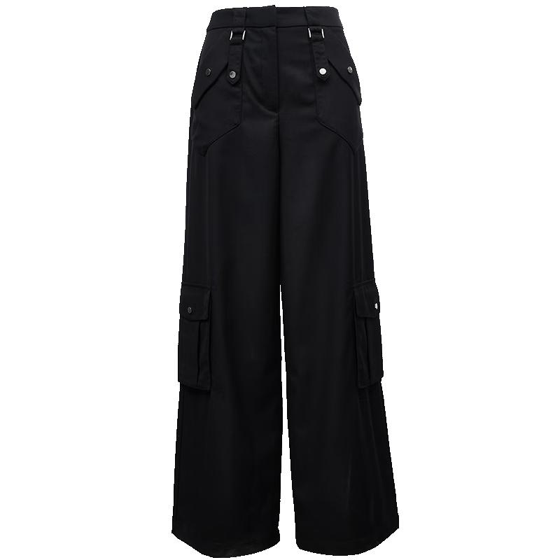 VEROMODA Women's 2024 A/W Sporty Street Loose Straight-Leg Pants