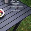 A1R Portable Roll-up Folding Picnic Table & Chair Set for Outdoor Camping.