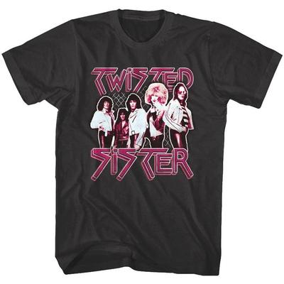 Twisted Sister Glam Rock Band Men's T Shirt