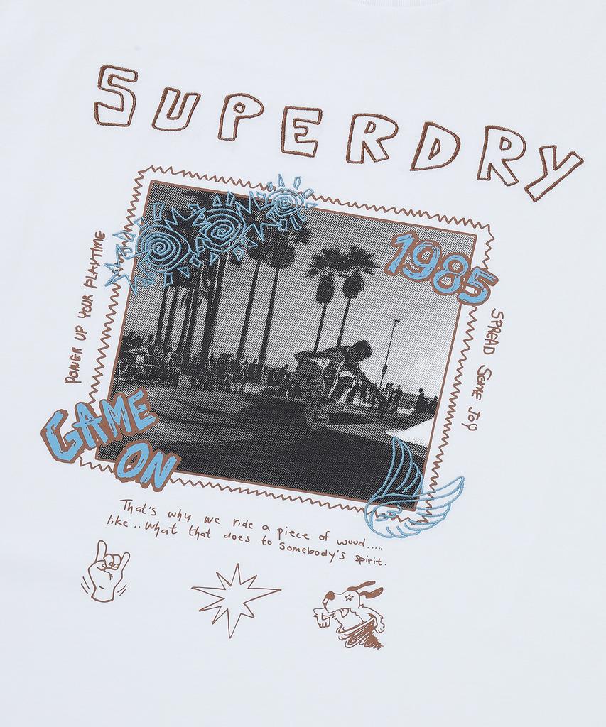 Syupeodeulai Summer Skating T-Shirt White