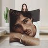 Jacob Elordi Schauspieler Porträt Decke Warm Weich Muster Plüsch Bettwäsche Überwürfe für Sofa Sessel Picknick Flanell Tagesdecke Bettbezug
