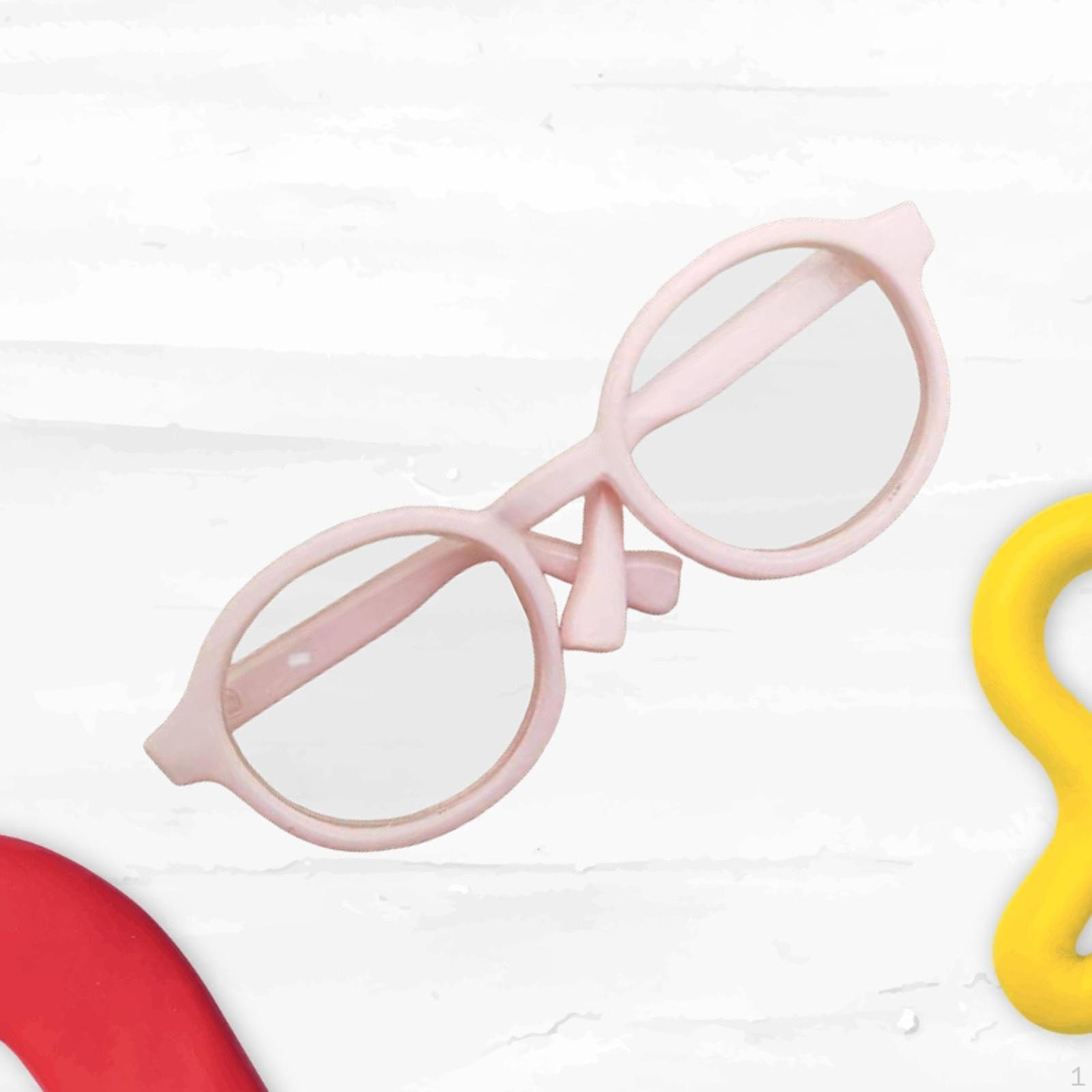 

Шикарный набор очков для модных питомцев и кукол розовый