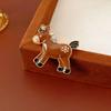 Snowflake Zinc Zinc Alloy Horse Brooch Drip Oil Brooch Animal Lapel Pins  Jewelry Accessories