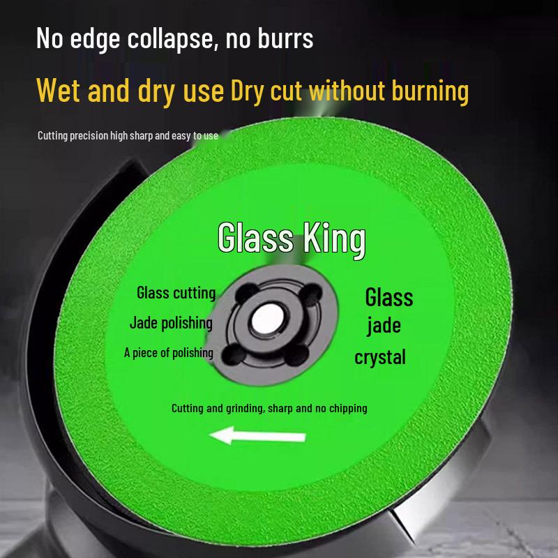 Ultradünne Grüne Diamanttrennscheibe für Glas, Jade, Weinflaschen & Keramikfliesen