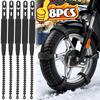 1/4/8Pcs Wear-Resistant Motorcycle Snow Chains Tire Chains  for Wheel Electric Scooter Moped