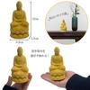 Lunari Buddha Statue Shaka Nyorai Sitzstatue Buddha Skulptur Soto Sekte Rinzai Sekte Buddhismus Buddhistischer Altar Buddhistische Altarutensilien Holzschnitzerei
