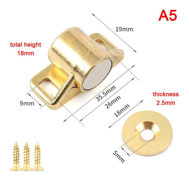 

Магнитный фиксатор двери шкафа Магнитный мебельный дверной фиксатор Доводчик Сильный Супермощный неодимовый магнит Защелка A5