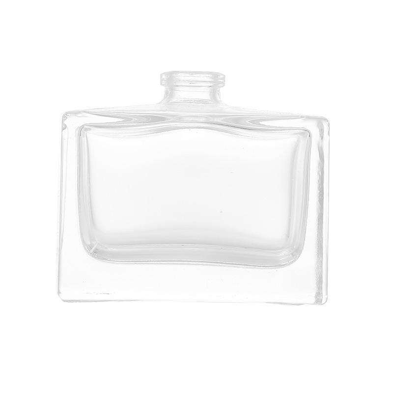 Flat Square Shoulder Glass Perfume Bottles - 30ml & 50ml Spray