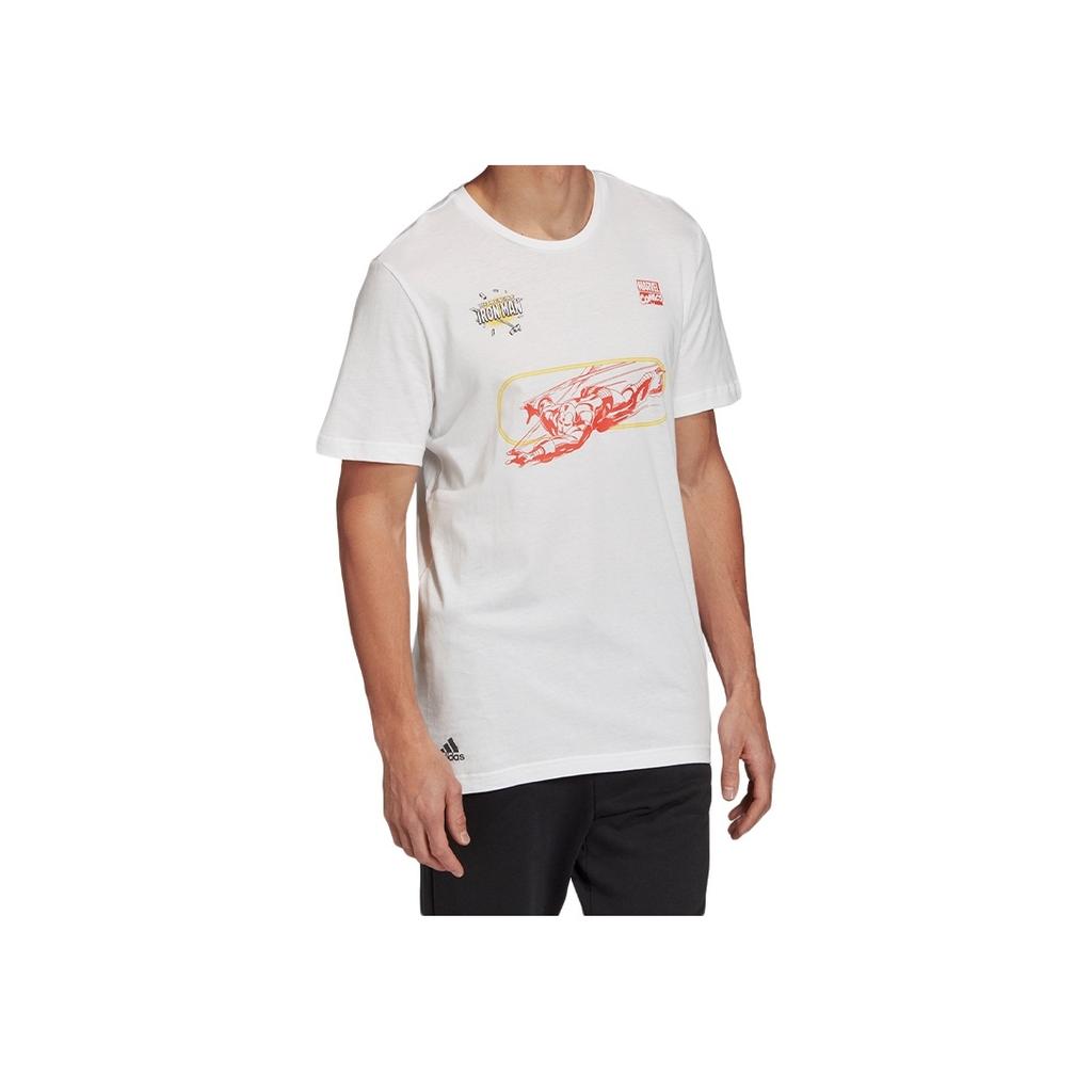 adidas Iron Man Graphic Tee Men Tops White FN1763