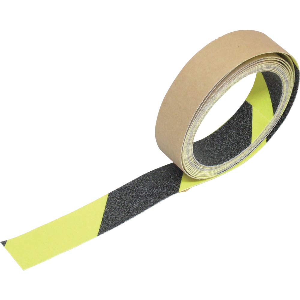 

TRUSCO Fluorescent Non-Slip Tape, Outdoor Use, 50mm x 10m, Zebra, TKNS-5010 ZB