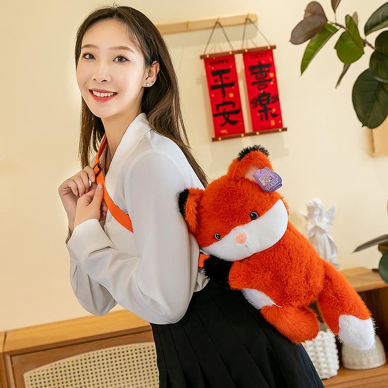 New Cartoon Trendy Animal Plush Bag Children's Doll Crossbody Bag Cute Coin Storage Small Bag