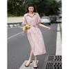 Demana Cloud Cotton Elegant Spring Dress with Floral Petal Sleeves