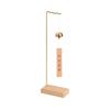 Coollooda Wind Chime Stand Wind Chime Stylish Interior Hanging Hanging Calligraphy Tabletop Zelkova Wood Type Hook, Stand, Hook, Base, Stand, Stand,