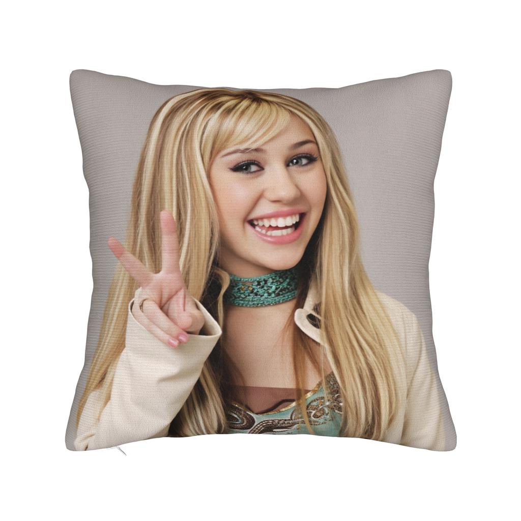Singer Mileys Cyruss Pillow Cover Comfy Cushion Cover Morden Pillow Case For Living Room Sofa