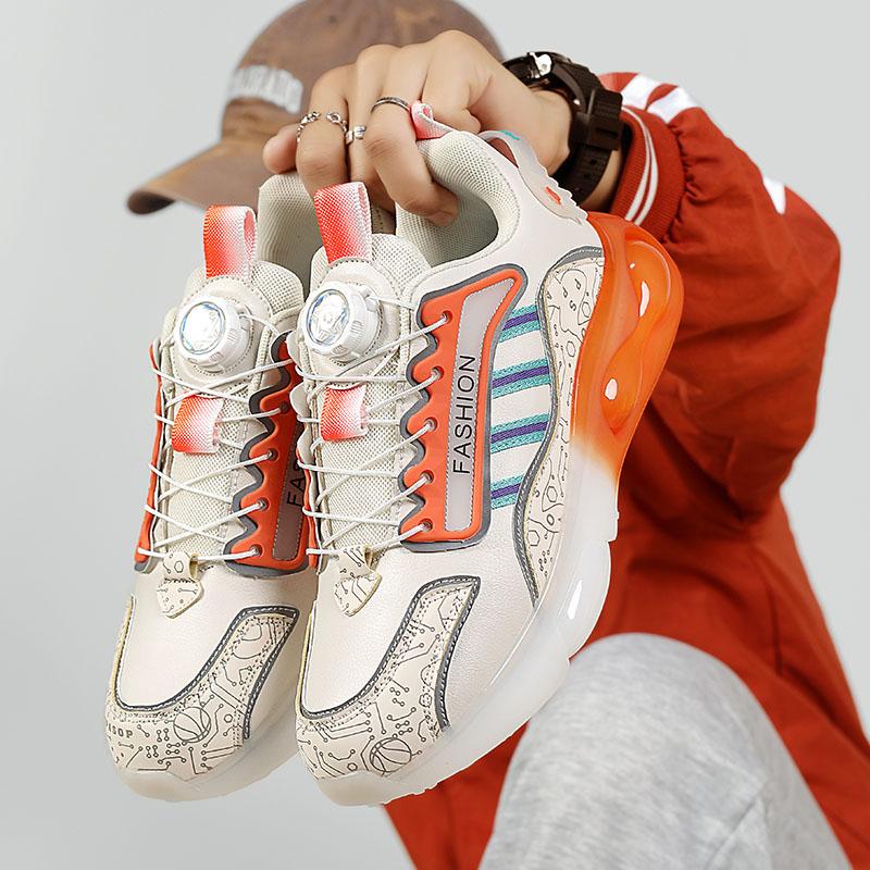 

Модные мужские кроссовки PARZIVAL, дышащие спортивные кроссовки для бега, баскетбольные кроссовки, удобные повседневные мужские кроссовки, нескользящие, Zapatillas Hombre 44 оранжевый