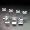 7-Piece Transparent Acrylic Jewelry Display Stands: Round & Square