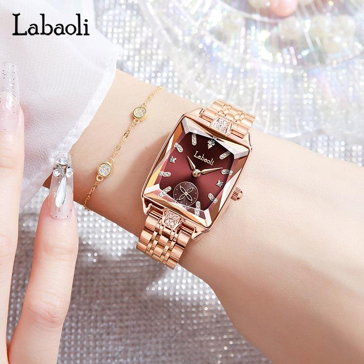 La Baoli Women's Waterproof Quartz Steel Band Wristwatch - Popular Style LA613