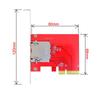 NFHK PCI-E 4X Mainboard To CF Express Expansion Card Adapter, Supports CFE Type-B R5, Z6, and Z7 Memory Cards