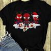 Beautiful Spider-Man Santa On Snow Merry Christmas Tshirt Unisex T-Shirt