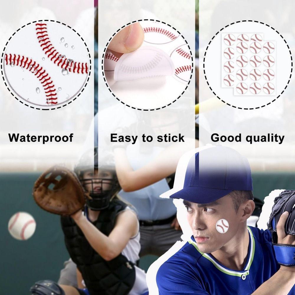 120Pcs Sports Theme Sports Ball Stickers Black White Self-Adhesive Soccer Stickers Removable Cartoon Decal