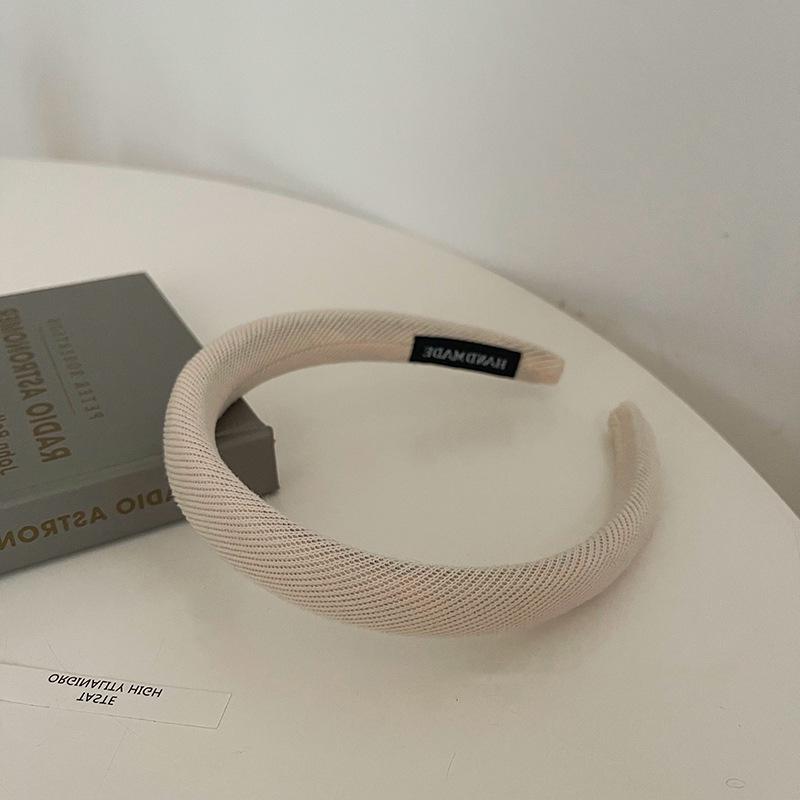 2022 Retro Fabric Sponge Headband: Colorful Japanese & Korean Style for Autumn/Winter