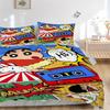3pcs Crayon Shin-chan Duvet Cover Set, 1 Duvet Cover + 1/2 Pillowcases (No Insert), Double Bed Duvet Cover, Bedding Set, Bedding, Seasonal B