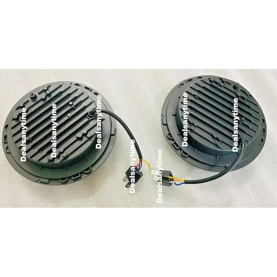 Suzuki Samurai SJ410 SJ413 LED Headlight DRL Hi/Lo Beam 7" Inch (Pair) |Fit For