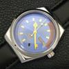 AUTOMATIC VINTAGE CITIZEN 8200 JAPAN MENS BLUE COLOR DIAL WATCH a702141-5 R208-a702141