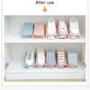 Plastic Double Layer Save Space Economy Shoe Storage Shelf Shoe Rack Storage Tool For Home Use