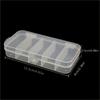 5-Grid Transparent Storage Box DIY Handmade Parts Plastic Packaging Box,Dustproof Storage Box For Hair Clip And Small Accessorie