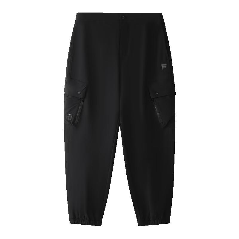 FILA FUSION Men s Tapered Warm Sports Pants L чисто черный